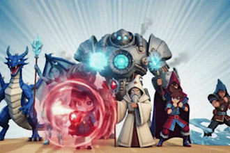 create low poly 3d game assets, characters, props in blender