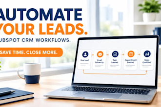 set up hubspot CRM pipelines and lead automation for small businesses