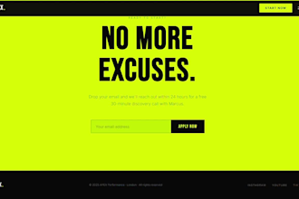 create a professional modern fitness website