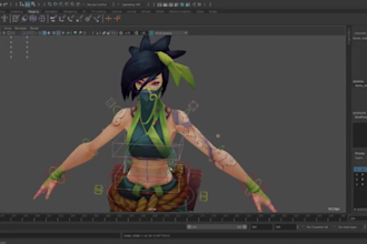 3d character rigging blendshape animate cinema4d cc4 rig blender rig maya rig