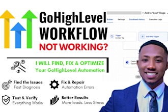 fix gohighlevel workflows, automation triggers, pipeline and CRM issues