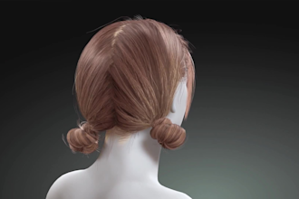 do realistic hair xgen grooming, 3d hair, braid hair, custom metahuman hair