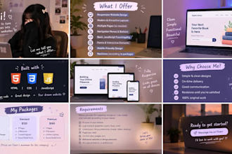 design a modern attractive website