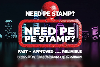 professional pe stamp services for projects in houston, dallas, charlotte, miami