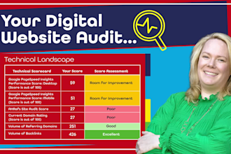provide a comprehensive SEO audit report for your website