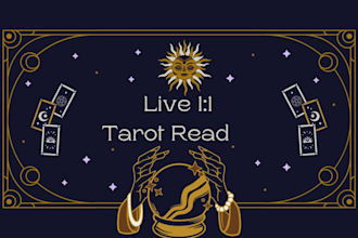 do a live audio tarot reading