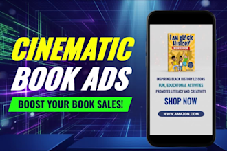 create short cinematic book ads and ai video for your book