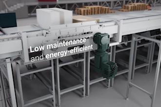 3d industrial animation warehouse automation conveyor sorting video