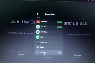 seamlessly integrate a blockchain wallet connect button