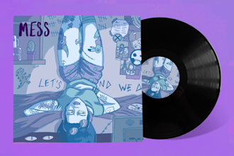 create an album cover art