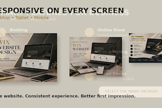 design or redesign a professional buisness website