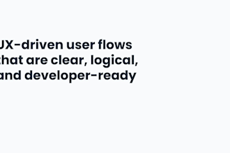 create clear user flow, flowcharts for apps, websites, and saas products