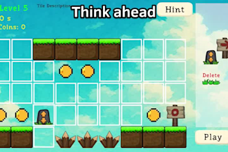 develop unity 2d game, 2d platformer or top down game for mobile web and pc