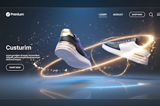 create ai website hero video, ai website GIF video, ads, website animated banner