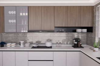 design and draft professional modular kitchen working drawings