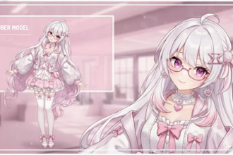 design custom vtuber model live2d and vroid anime avatar
