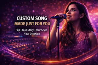write a custom personalized song for any occasion