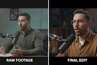 edit your multicam podcast, interview and talking head videos