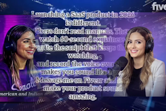 be your female indian accent voiceover artist for youtube