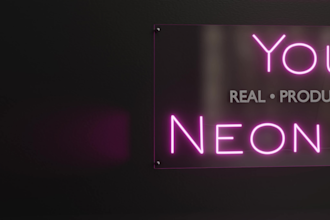 design a custom led neon sign for your logo