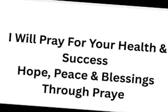 pray for your health, success and happiness