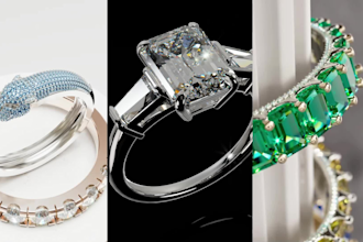 create photorealistic 3d jewelry rendering and animation