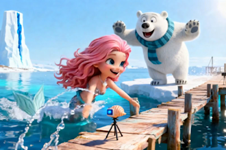 ai 3d cartoon video pixar style animation video for youtube