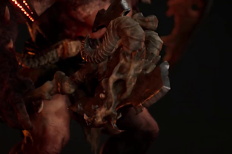 sculpt 3d creatures,3d monster,3d printing, 3d realistic character model alien
