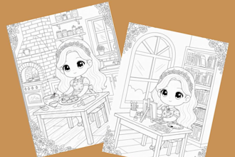 design KDP book covers for coloring, puzzle and journals