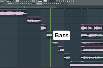 isolate and separate a song into stems vocals, guitars, piano, bass, strings