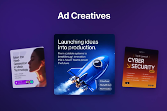 design pure static meta ads design post