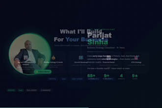 build a custom business strategy with market research and a growth roadmap