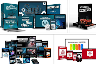 design a digital 3d product mockup ecover bundle online course bundle mockup