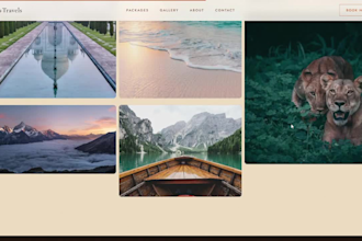 design a stunning landing page with gsap animations