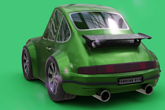 create hard surface 3d game ready assets with pbr materials