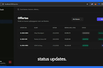 build a custom invoice and quote manager for your business