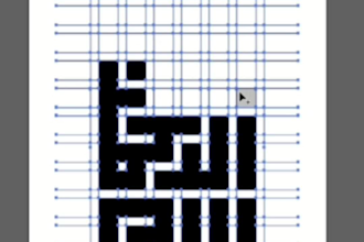 design a modern and luxury arabic calligraphy logo