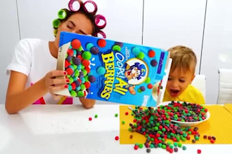 do fun kids video edit with colorful motion graphics and cute animations videos