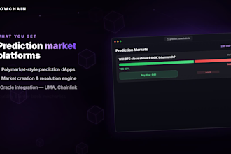 build a prediction market dapp like polymarket
