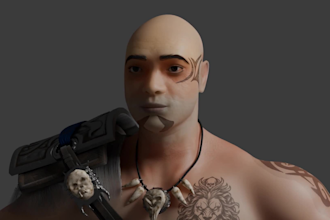 professionally create 3d character and assets