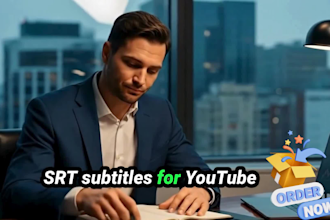 add professional subtitles and captions with srt file