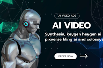 do ai videos using synthesia, keygen heygen ai, pixverse, kling ai and colossyan