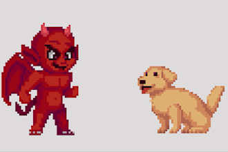 create the entire pixel art character sprite sheet for your 2d platformer game