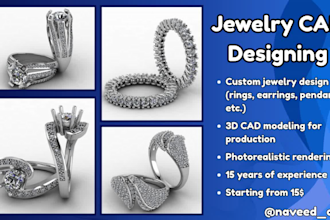design professional 3d jewelry cad