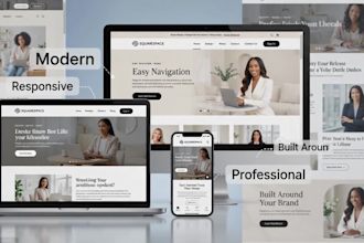 squarespace website design or squarespace redesign custom website development