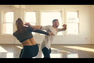 do an emotional couple ballet dance duet contemporary dance video to your track