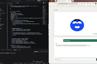 create an interactive rive ai character