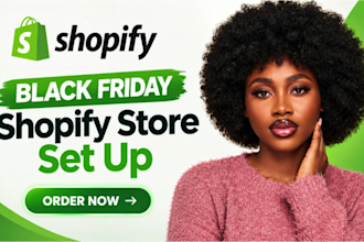 design black friday shopify store design cyber monday shopify website design