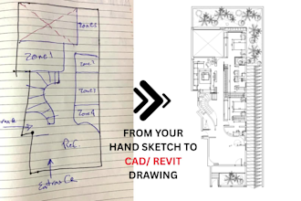 make 2d floor plans from hand drawings or your idea