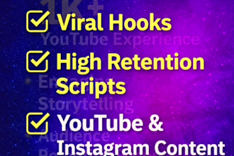 write motivational scripts for youtube and instagram